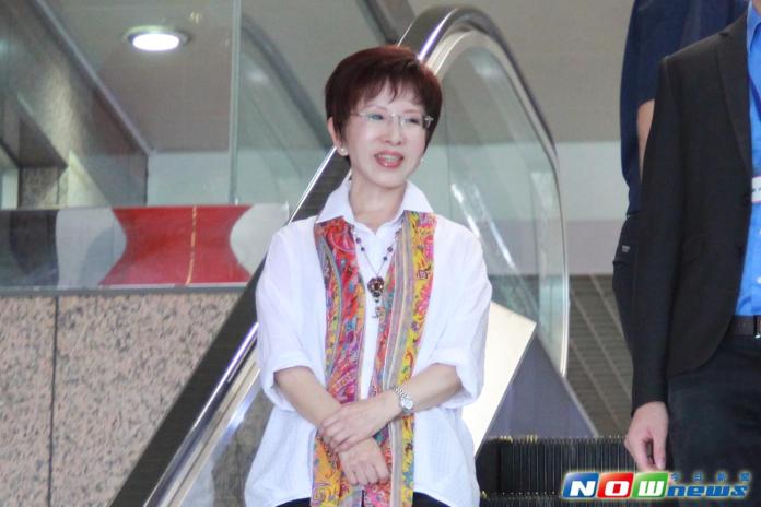 ▲國民黨主席洪秀柱6日親口證實，將會出席準總統蔡英文的就職典禮。（圖／記者葉滕騏攝,2016.05.06）