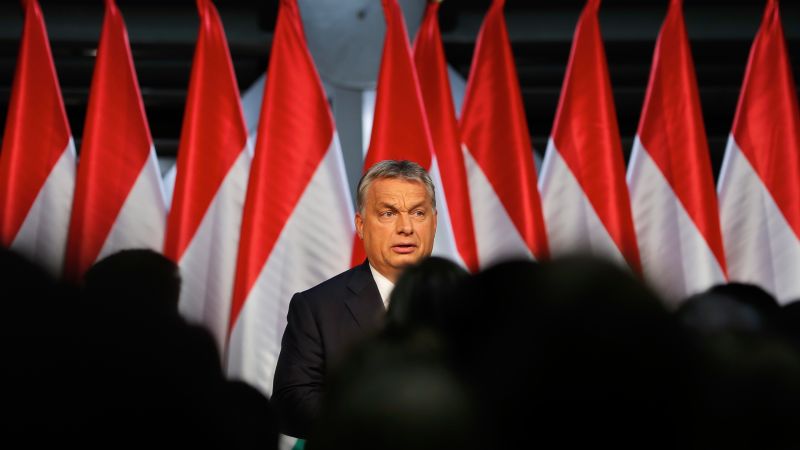 ▲匈牙利總理奧班始終對收容難民持反對態度。（圖／達志影像／美聯社）