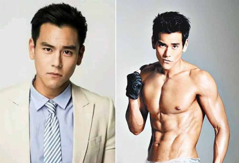 ▲彭于晏從文藝小生，變身肌肉男。（合成圖，2016.10.30）