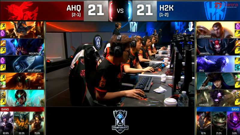 ▲H2K在稍早前的2016《英雄聯盟》2016世界大賽小組賽中擊敗ahq。（圖／翻攝自網路）