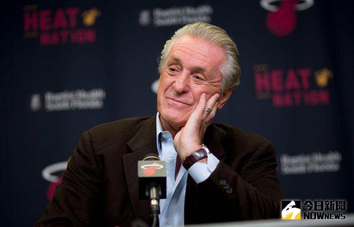 ▲熱火總管Pat Riley。（圖／美聯社／達志影像）