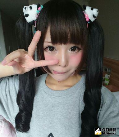 ▲日本大眼妹素顏差好多，看完下巴掉地上。（圖／翻攝自推特）