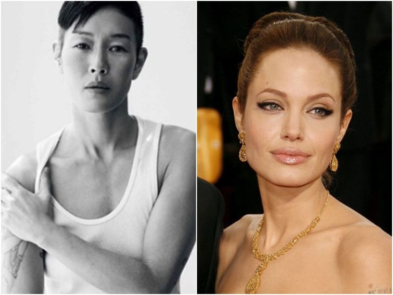 ▲安潔莉娜裘莉（左）被爆與模特兒清水珍妮復合。（圖／翻攝自Instagram，2016.10.16）