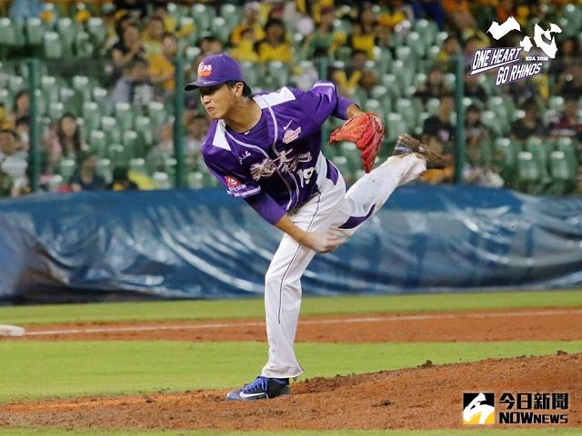 ▲蔡明晉表現精采，贏得第三勝。（圖／義大犀牛提供）