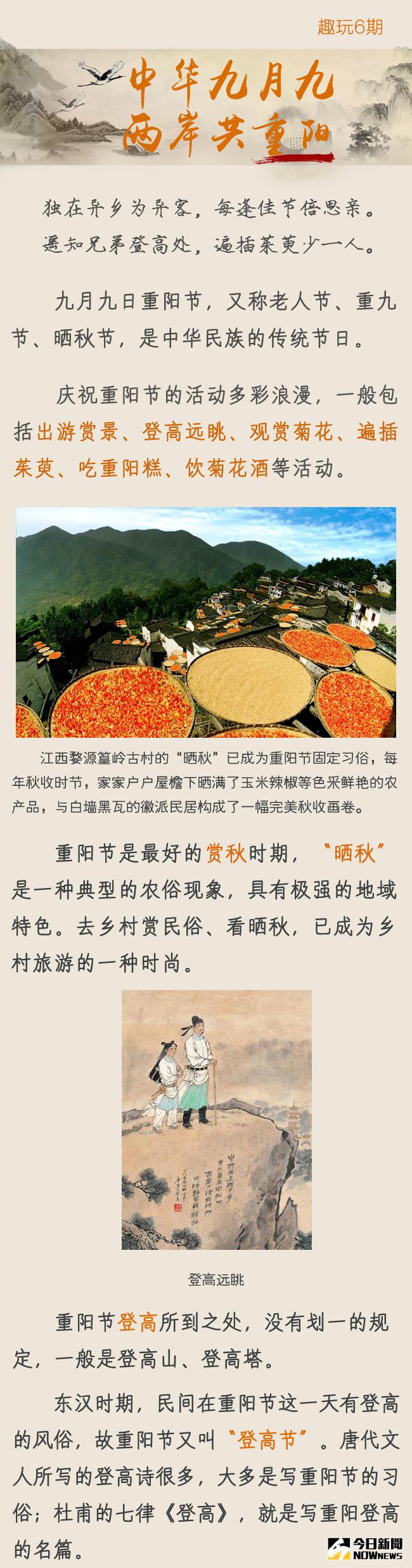 中華九月九　兩岸共重陽