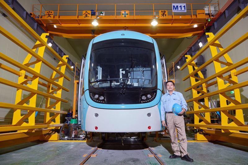 ▲雖然民眾對台車公司不熟悉，但台車新任董事長蔡煌瑯仍信心十足的要讓台車公司，成為全台民眾知道且祝福的車輛軌道公司。（圖／台車公司提供，2017.01.13）