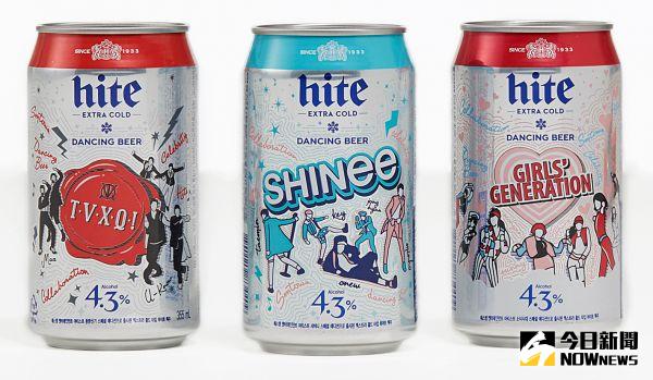 ▲SM娛樂聯手啤酒品牌推出限量版啤酒。（圖／翻攝自K-pop 流行韓國音樂臉書）