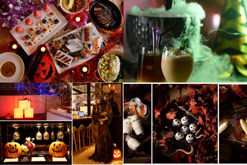 ▲尖沙咀是香港異國文化的聚集地，主題餐廳也紛紛推出萬聖節佳餚，提供給來港遊玩的旅客一個難忘的萬聖美食饗宴。（圖／合成圖）