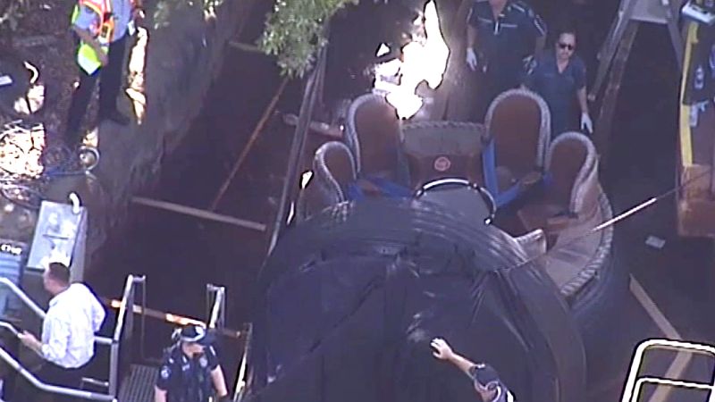 ▲澳洲夢幻世界遊樂園驚傳死亡事件，當地警方及救護人員前往協助。（圖／達志影像／美聯社）