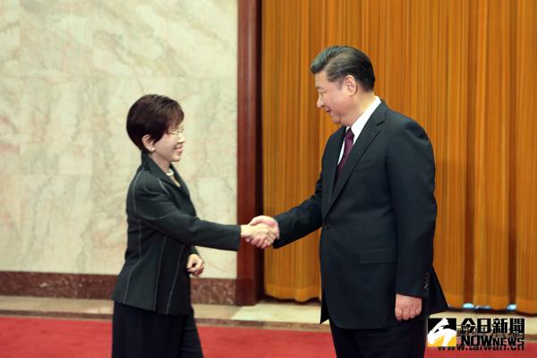 習近平總書記會見中國國民黨主席洪秀柱。