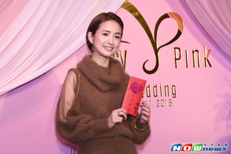 ▲林依晨出席楊千霈、Jay（洪家傑）婚宴。（圖／記者陳明安攝，2016.11.11）