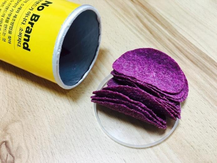 ▲南韓No Brand紫薯洋芋片。（圖／翻攝自Naver）