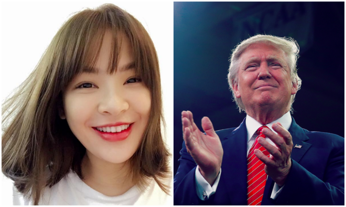 ▲川普（右）勝選美國第45任總統，陳沂認為「不會造成世界末日」。（圖／翻攝陳沂、川普臉書，2016.11.9）