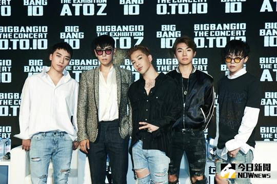 ▲BIGBANG 5成員中，4人涉嫌了8宗罪，太陽（中）是唯一清流。（圖／翻攝自韓網、YG娛樂）