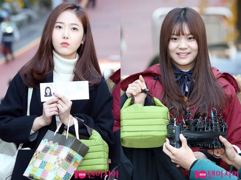 ▲GFRIEND信飛（左）、嚴智（右）。（圖／翻攝自tenasia）