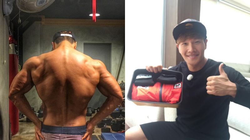 ▲金鍾國因為PO出健身照（左），引來酸民批評。（圖／翻攝自金鍾國IG）