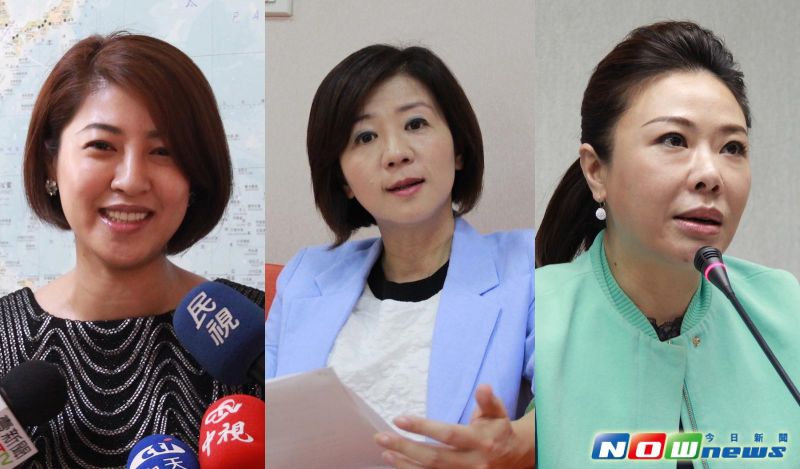 ▲國民黨立法院三女將王育敏（中）、李彥秀（右）、許淑華。（資料照合成／NOWnews）