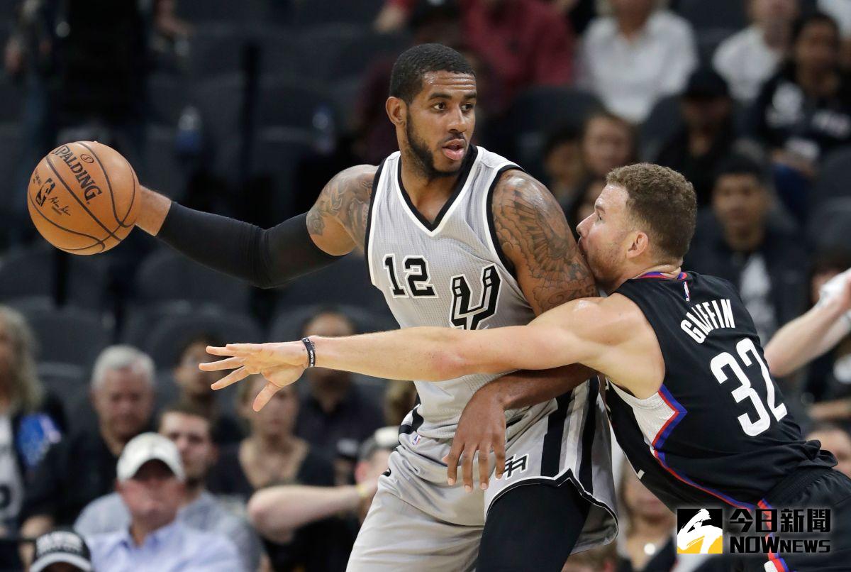 ▲馬刺明星大前鋒LaMarcus Aldridge。（圖／美聯社／達志影像）