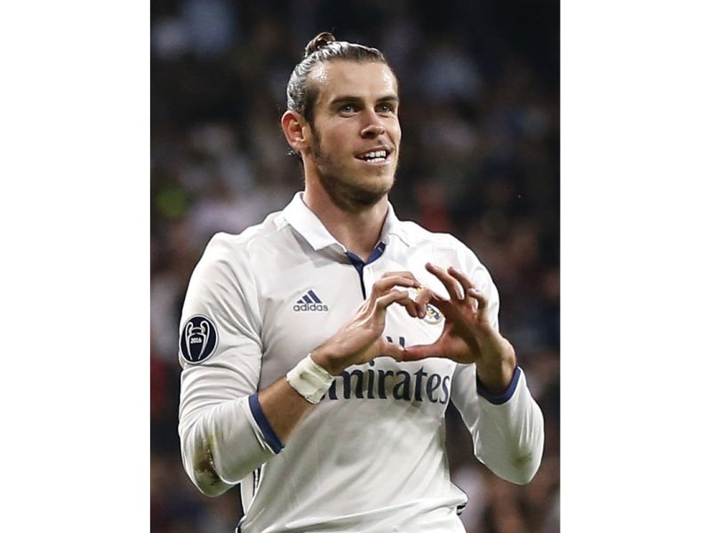 皇馬成功用6年續約綁住威爾士明星前鋒Gareth Bale。（圖／美聯社／達志影像）