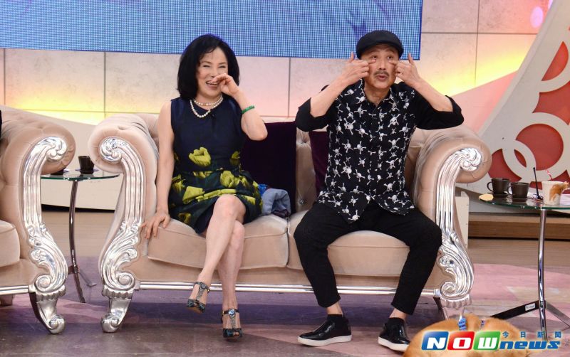 ▲余天、李亞萍上《小燕之夜》錄影。（圖／記者林調遜攝，2016.10.25）