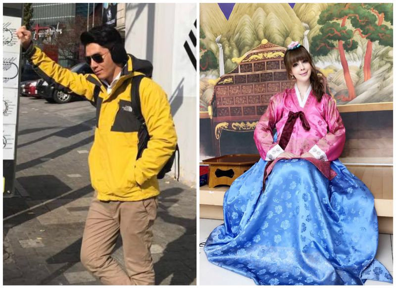 ▲祖雄（左）被爆已經復合安妮，兩人還同遊韓國。（圖／翻攝自祖雄、安妮臉書，2016.11.30）