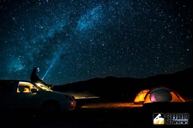 11月22日晚羊湖的星空。
