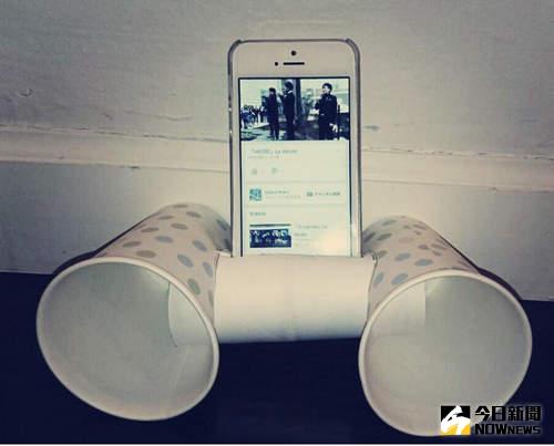 ▲兩個紙杯和一個衛生紙滾筒就可以製成。（圖／翻攝自Naver）