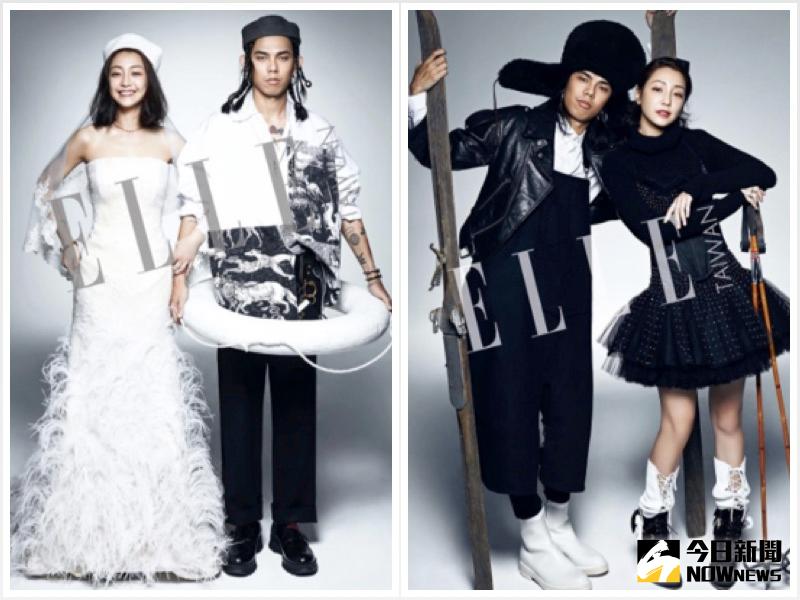 ▲謝欣穎和前男友梁士華日前為雜誌拍的婚紗照近日曝光。（圖／翻攝自ELLETAIWAN IG，2016.11.24）