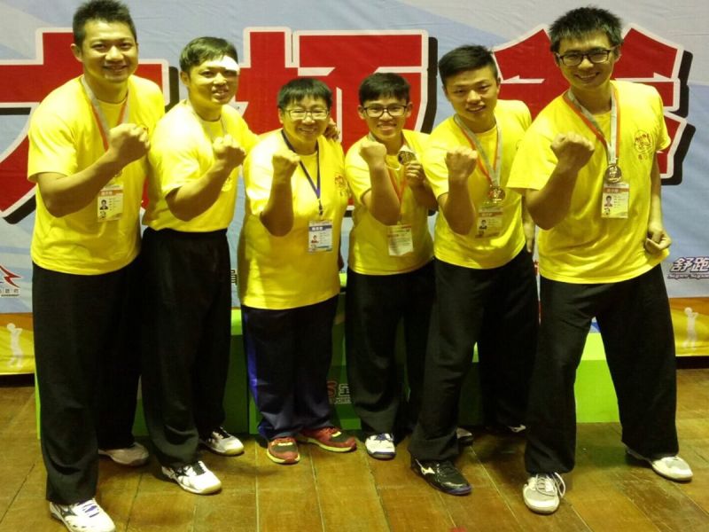 台南市推手代表隊參加105年全民運動會表現優異，於太極拳推手比賽男子組5個量級囊括5面金牌。