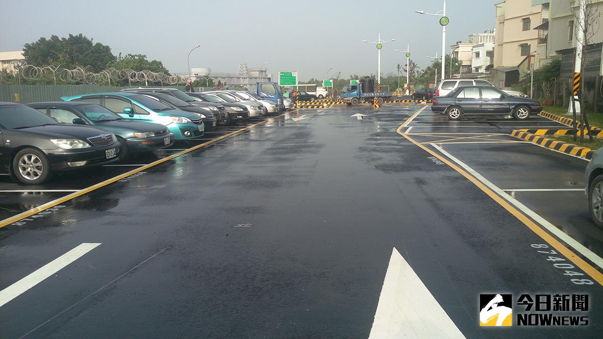 ▲廣昌公有停車場即日起開放使用。（圖／記者何沛霖攝）