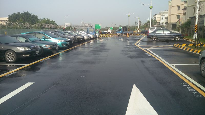 ▲廣昌公有停車場即日起開放使用。（圖／記者何沛霖攝）