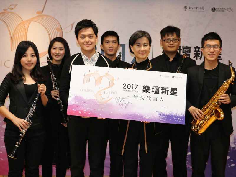 ▲副局長于玟、活動代言曾宇謙等出席記者會。（圖／記者黃村杉攝）。