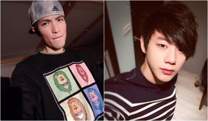 ▲游勝綸（右）揭發「子席經紀公司」惡行，希望不要再有人受騙。（圖／翻攝蕭敬騰、游勝綸臉書，2016.12.17）