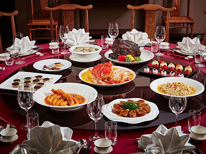 ▲香格里拉台南大飯店貴賓私人招待所「香閣苑」典雅開席。