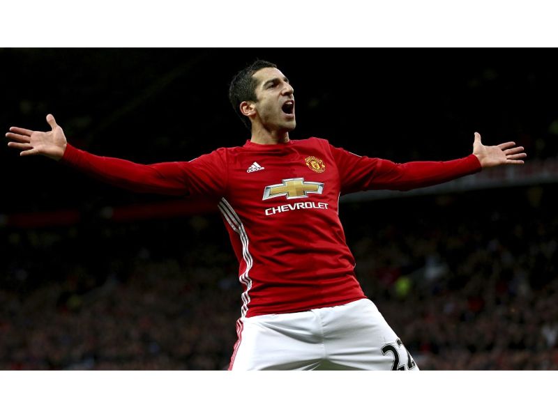 曼聯本季的重要引援Henrikh Mkhitaryan終於在第7場英超出賽開胡，扮演致勝功臣。（圖／美聯社／達志影像）