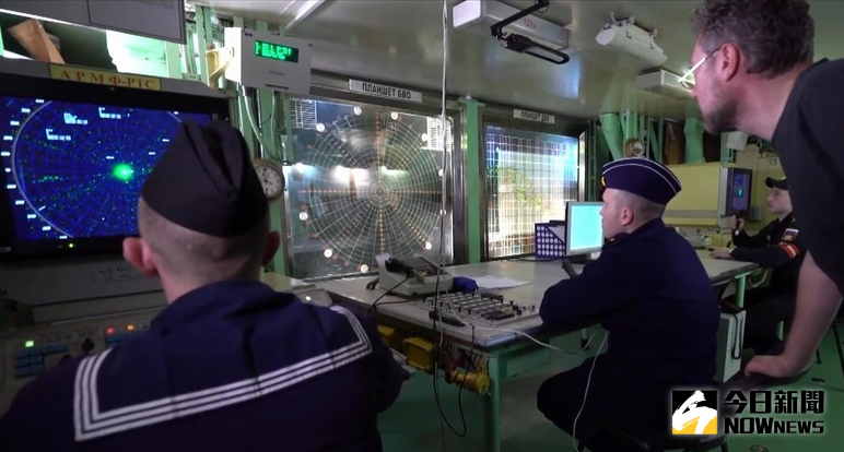 俄羅斯庫茲涅佐夫號航母的作戰指揮室。