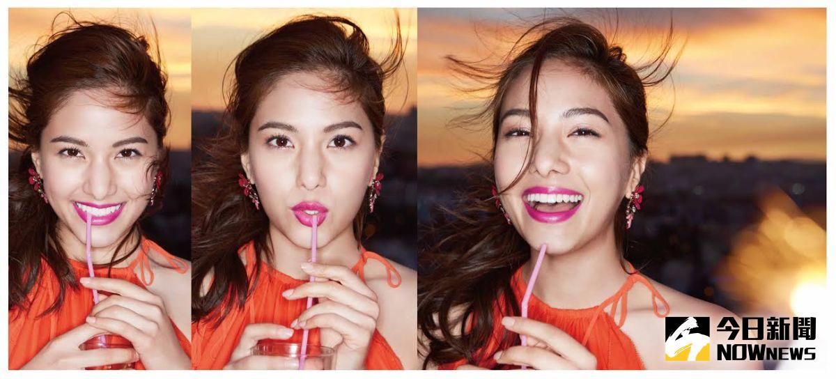 ▲模特示範彩妝。（圖／公關提供）