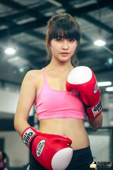 越南美女拳擊手黎顏。