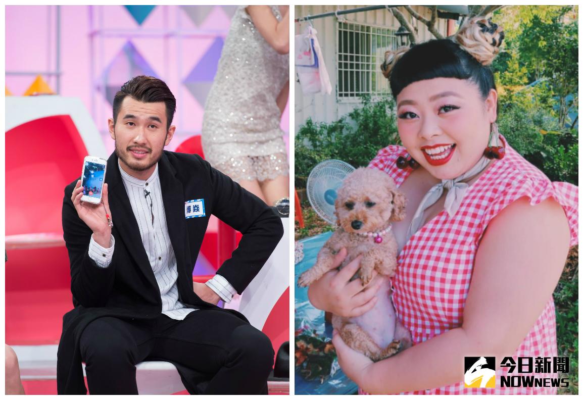 ▲博焱在節目上曖昧撥電話給渡邊直美，並親暱稱呼對方。（圖／TVBS歡樂台提供，2016.12.19）