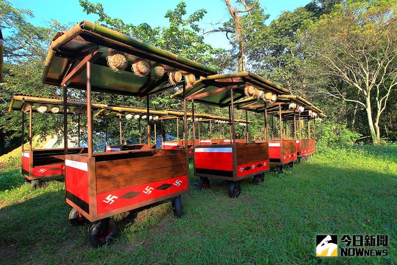 ▲苗栗南庄蓬萊社區「賽夏巴巴」展售車，融合文化與創意，成為南庄社區的新亮點。（圖／記者鄧富珍攝）