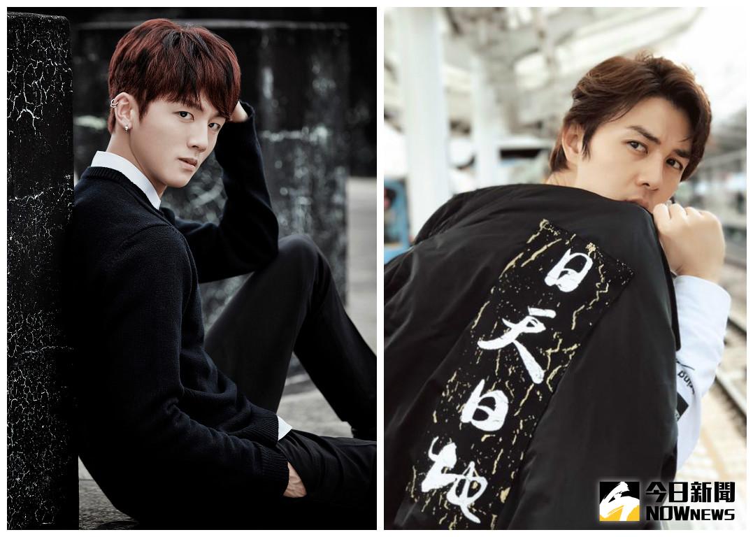 ▲SF9隊長永斌（左）被粉絲稱長得像吳克群。（圖／台視提供、翻攝自臉書，2016.12.27）