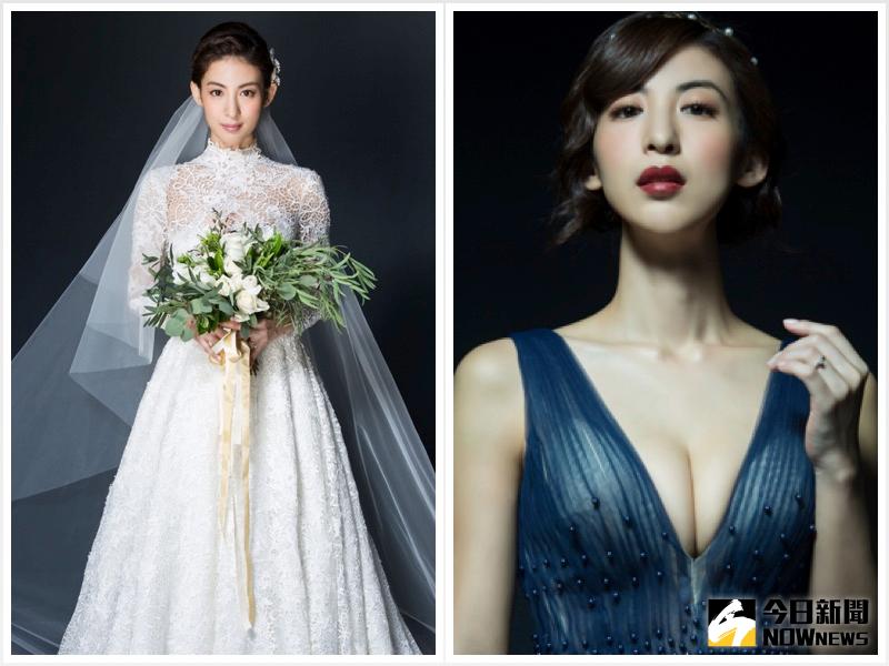 ▲大久保麻梨子的婚紗照時而優雅、時而性感，展現她不同風貌。（圖／鵲兒喜娛樂提供，2016.12.21）