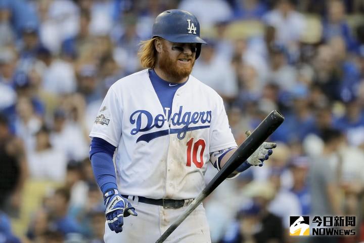 ▲道奇隊將重簽三壘手Justin Turner。（圖／美聯社／達志影像）