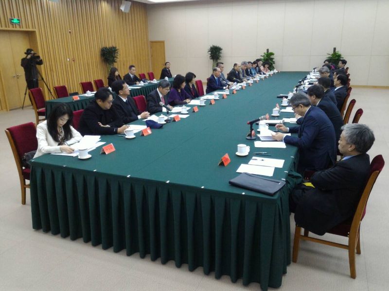 ▲國共對話交流23日在北京舉行。兩黨針對黨際基層交流、兩岸民眾權益保障、兩岸青年與基層交流做出共同結論。（圖／國民黨）