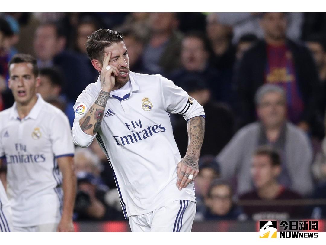 ▲皇馬隊長Sergio Ramos（拉莫斯）今夏不再和皇馬續約，結束16年銀河艦隊生涯。（圖／美聯社／達志影像）