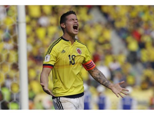 ▲哥倫比亞老將「J羅」羅德里格斯（James Rodríguez）再度站上世界盃淘汰賽舞台，他的傳球視野與定位球能力，仍是「咖啡軍團」贏球關鍵。（圖／美聯社／達志影像）
