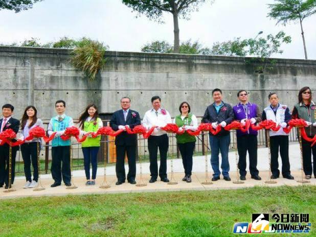 ▲桃園市長鄭文燦親自主持步道落成典禮。（圖／桃園市政府提供）