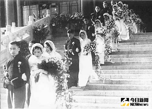 1949年南京的一場集體婚禮。