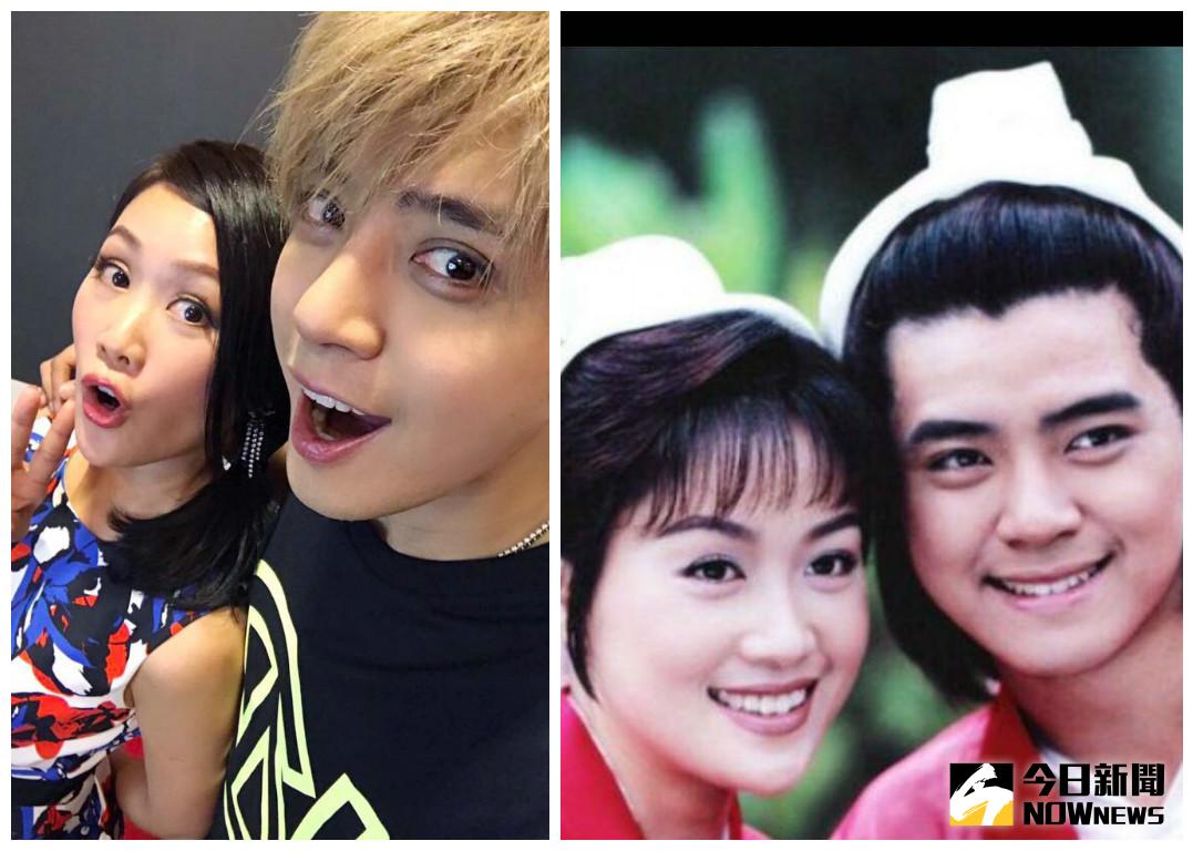 ▲羅志祥（右）和梁小冰16年前合演《少年梁祝》結識，昨（26）晚重聚首。（圖／翻攝自臉書，2016.12.27）