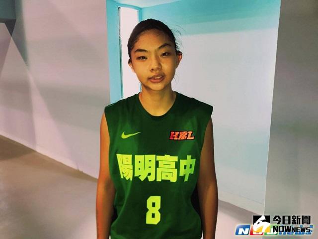 ▲高一的洪琪是陽明高中獲勝關鍵。（圖／記者林志儒攝）